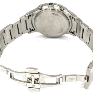 エンポリオアルマーニ クロノグラフ クォーツ 腕時計 ブラック文字盤 AR-2434 メンズ 稼働品 付属品有 EMPORIO ARMANIの画像6