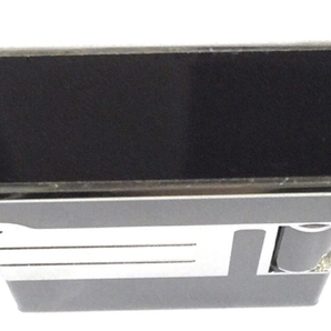 エステー デュポン ライン1ショート ローラー式 ガスライター 喫煙具 喫煙グッズ 黒 × シルバーカラー S.T.DUPONTの画像5