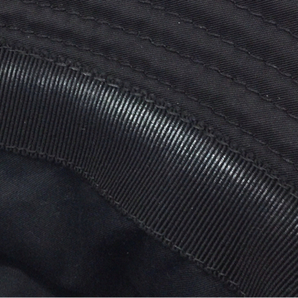 プラダ サイズ M RE-NYON リナイロン バケットハット 三角プレート 帽子 レディース ブラック系 黒系 PRADAの画像7