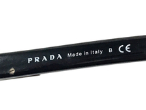 プラダ VPR06U-F 度なし メガネ めがね 眼鏡 アイウェア 付属品あり ユニセックス 黒縁 ファッション小物 PRADA_画像5
