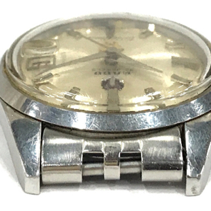 ラドー ゴールデンホース デイト 手巻き 機械式 腕時計 フェイスのみ シルバーカラー文字盤 稼働品 RADOの画像6