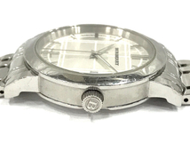 バーバリー デイト クォーツ 腕時計 BU1350 メンズ シルバー文字盤 未稼働品 ファッション小物 純正ブレス_画像3