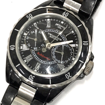 テクノス 腕時計 TBM642 マルチファンクション クォーツ メンズ 黒 他 自動巻き 含 計4点 TECHNOS QR041-165_画像2