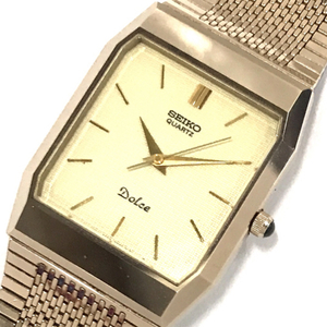 セイコー 腕時計 6030-5530 ドルチェ Dolce スクエア 3針 ゴールドカラー金具 クォーツ メンズ SEIKO QR041-119