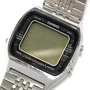 カシオ 腕時計 A201 アラームクロノグラフ スクエア デジタル クォーツ メンズ 純正ベルト CASIO QR041-105