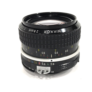 Nikon NIKKOR 28mm 1:2.8 カメラレンズ Fマウント マニュアルフォーカス