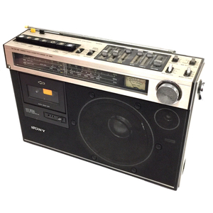 1円 SONY CF-1990 STUDIO MIXER ラジカセ FM/SW/MW 3バンド ラジオ カセットコーダー オーディオ機器 通電確認済