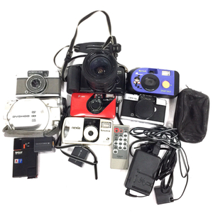 OLYMPUS PEN D2 EES-2 FUJIFILM NEXIA 220ixZ 含む フィルムカメラ ビデオカメラ まとめセット