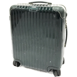 RIMOWA スーツケース キャリーケース キャリーバッグ レディース グリーン ダイヤル式 開閉確認済み リモワ