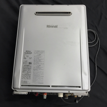 1円 Rinnai リンナイ RUF-ME2406AW ECOジョーズ 給湯器 屋外式 LPガス用 通電動作未確認_画像2