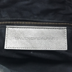 バレンシアガ ザファースト 2WAY バック ミラー付 ハンドバッグ レディース グレー 103208 BALENCIAGA 保存袋付きの画像9