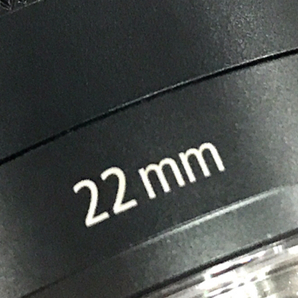 CANON EF-M 22mm 1:2 STM カメラレンズ EFマウント オートフォーカスの画像7