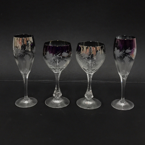 GRC ワイングラス シャンパングラス ぶどう ドイツ製 保存箱付 GLASS REFINING CENTER QZ042-21