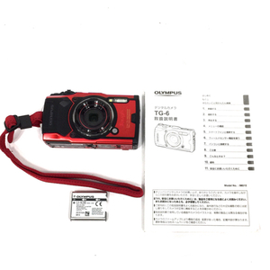 1円 OLYMPUS TOUGH TG-6 コンパクトデジタルカメラ レッド L192020