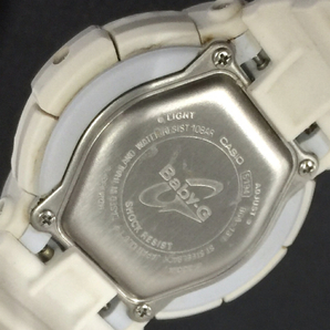 カシオ 腕時計 Baby-G BGA-131 ラウンド デジアナ カラフルナンバー クォーツ ボーイズ ホワイト 付属品有 CASIOの画像3