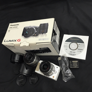 1円 Panasonic LUMIX DMC-GF6 1:3.5-5.6/14-42 1:4.0-5.6/45-150 ミラーレス一眼 カメラ レンズ