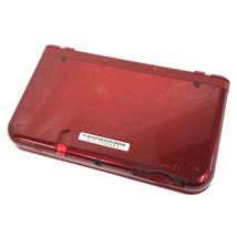 任天堂 new Nintendo 3DS LL RED-001 メタリックレッド ゲーム機 通電動作確認済_画像4