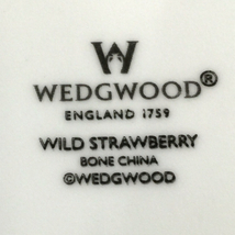 ウェッジウッド ワイルドストロベリー オクタゴナルディッシュ 直径24.5cm 高さ3.5cm 食器 保存箱付 WEDGWOOD_画像4