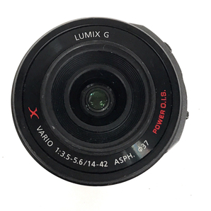 1円 Panasonic LUMIX DMC-GX1 1:3.5-5.6/14-42 1:4.0-5.6/45-150 ミラーレス一眼 カメラ レンズ L252007の画像5