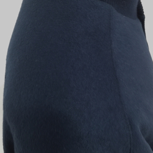 エルメス サイズ52 長袖 ダウンジャケット カシミヤ フロントボタン ブルゾン メンズ ネイビー アウター HERMESの画像6
