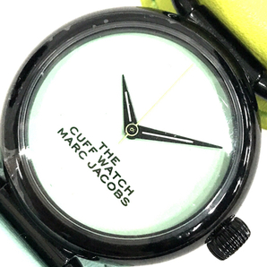 1円 THE MARC JACOBS 腕時計 CUFF WATCH 20179291 3針 クォーツ ボーイズ 純正ベルト 保存箱 等 付属品有りの画像1