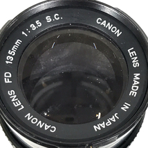 Canon F-1 FD 135mm 1:3.5 含む 一眼レフ フィルムカメラ QR034-128_画像5