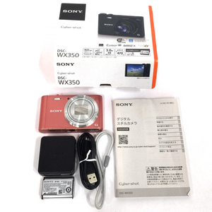 1円 美品 SONY Cyber-Shot DSC-WX350 3.5-6.5/4.3-86 コンパクトデジタルカメラ