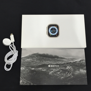 1円 Apple Watch Ultra GPS+Cellularモデル 49mm A2684 MQFK3J/A ミッドナイト スマートウォッチ 本体の画像9