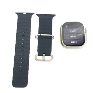 1円 Apple Watch Ultra GPS+Cellularモデル 49mm A2684 MQFK3J/A ミッドナイト スマートウォッチ 本体の画像1