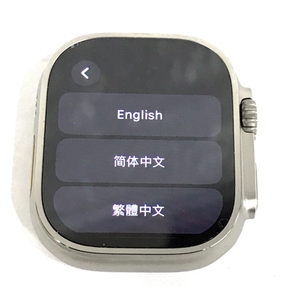 1円 Apple Watch Ultra GPS+Cellularモデル 49mm A2684 MQFK3J/A ミッドナイト スマートウォッチ 本体の画像2