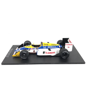 スパーク 1/18 Williams FW 11B Japan GP 1987 World Champion Canon #6 ホワイト×ブルー×イエロー 18S118の画像4