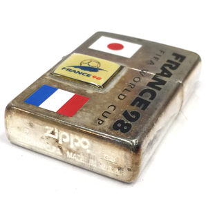 送料360円 1円 ジッポー FIFAワールドカップ フランス’98 オイルライター No.3120 高さ5.5cm 喫煙具 ZIPPO 同梱NGの画像5