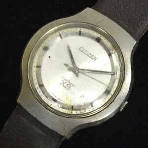 シチズン エレクトロニック X8 電磁テンプ 腕時計 不動品 ジャンク品 メンズ 社外ベルト ファッション小物 CITIZEN