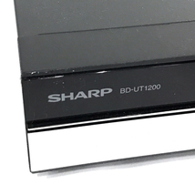 1円 SHARP シャープ BD-UT1200 AQUOS BD HDD/BDレコーダー 映像機器 通電動作確認済_画像8