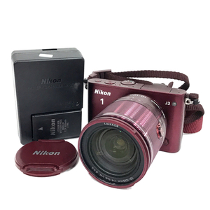 1円 Nikon 1 J3 NIKKOR 10-100mm 1:4-5.6 VR ミラーレス一眼カメラ ボディ レンズ C281740-2