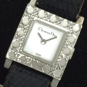クリスチャンディオール ラパリジェンヌ クォーツ 腕時計 D60-100 レディース ホワイト文字盤 レディース Dior