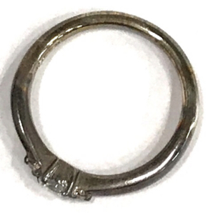 ヨンドシー 4°C SILVER リング 指輪 ストーン 11号 重量1.6g アクセサリー 服飾小物 保存ケース・箱付き 現状品の画像3