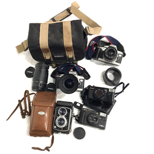 Canon EOS Kiss OLYMPUS QUICK FLASH AFL フィルムカメラ ボディ レンズ 含む まとめ セット