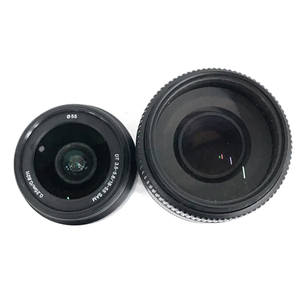 SONY α55 SLT-A55V SAL1855 DT 3.5-5.6/18-55 SAM SAL75300 4.5-5.6/75-300 デジタル一眼レフカメラ QR043-95の画像8