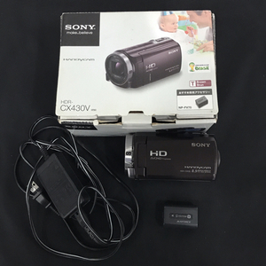 1円 SONY HDR-CX430V HD デジタルビデオカメラ 動作確認済み 付属品有り