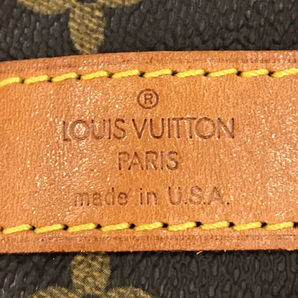 ルイヴィトン モノグラム キーポル 55 M41424 ハンドバッグ ブラウン ショルダー紐付 鍵欠品 LOUIS VUITTON QG043-49の画像10