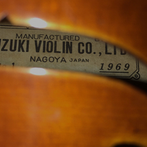スズキ バイオリン 特 No.1 4/4 1969年製 楽器 弦楽器 弓有り ケース付属 現状品_画像7