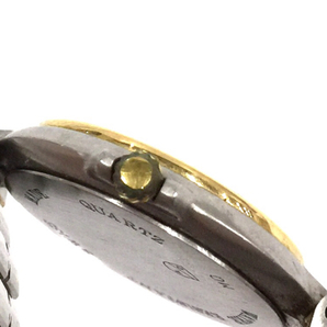 ダンヒル デイト クォーツ 腕時計 ゴールドカラー文字盤 ボーイズサイズ 未稼働品 純正ブレス DUNHILL QR042-295の画像3