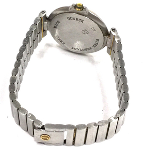 ダンヒル デイト クォーツ 腕時計 ゴールドカラー文字盤 ボーイズサイズ 未稼働品 純正ブレス DUNHILL QR042-295の画像4