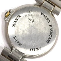 ダンヒル デイト クォーツ 腕時計 ゴールドカラー文字盤 ボーイズサイズ 未稼働品 純正ブレス DUNHILL QR042-295_画像2