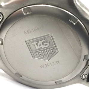 1円 タグホイヤー 腕時計 WH1211 Professional 200m デイト 白文字盤 回転ベゼル クォーツ メンズ 純正ベルトの画像2