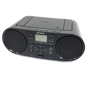 SONY ZS-RS81BT CDラジオ パーソナルオーディオシステム 通電確認済み リモコン付き QR043-418