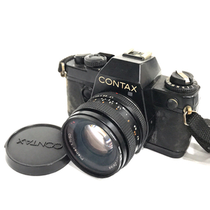 1円 CONTAX 139 QUARTZ Carl Zeiss Planar 1.7/50 一眼レフ マニュアルフォーカス フィルムカメラ 光学機器の画像1