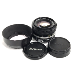 1円 Nikon NIKKOR 50mm 1:1.4 カメラレンズ Fマウント マニュアルフォーカス