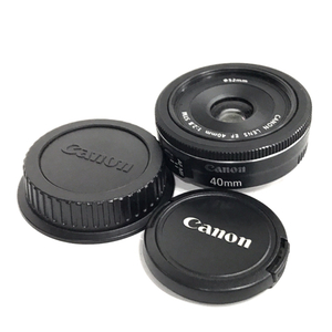 1円 CANON LENS EF 40mm 1:2.8 STM カメラレンズ EFマウント オートフォーカス